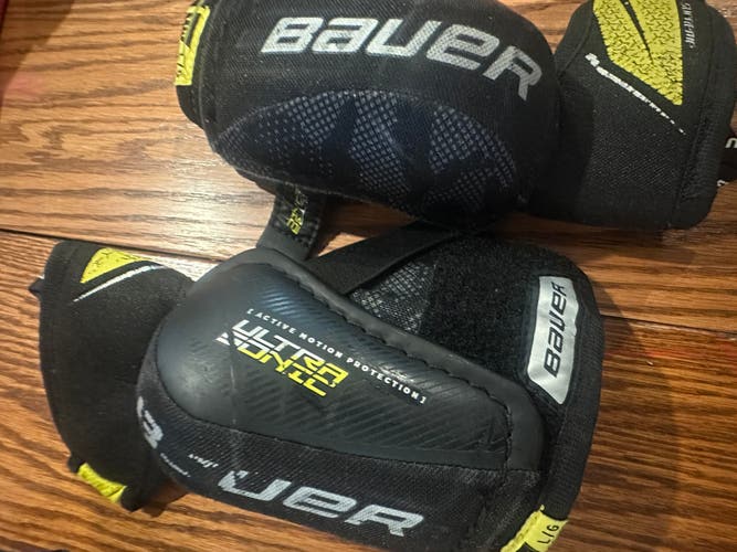 Youth Large Bauer Supreme Ultrasonic Elbow Pads (Used)