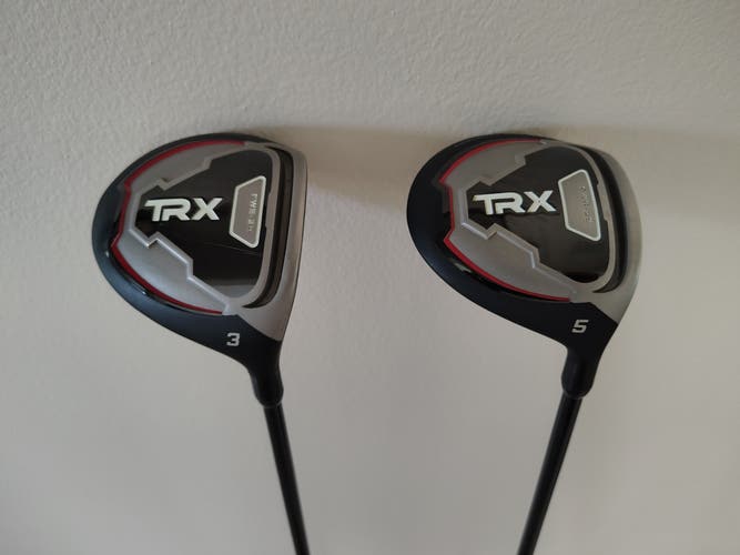 GigaGolf TRX Slot Black Fairway woods #3 and #5 Set
