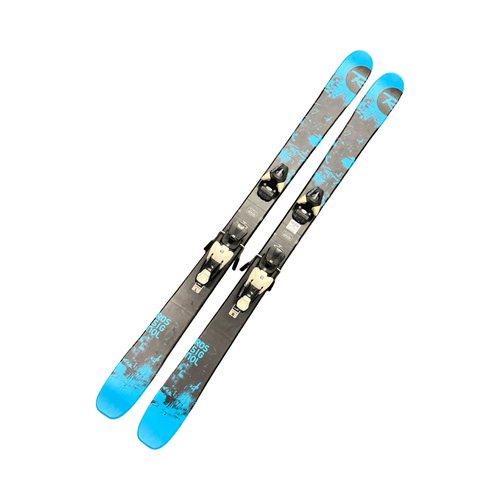 Used Rossignol PRO S7 Boys DH Ski/Binding Black And Carolina Blue 150 cm 10299-S000315108