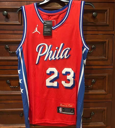 Philadelphia 76ers LeBron James Basketball Jersey (Red)