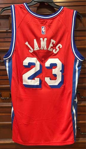 Philadelphia 76ers LeBron James Basketball Jersey (Red)