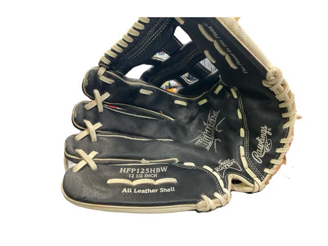 Rawlings HIGHLIGHT SERIES BB/SB Glove Left Hand Throw Black 12 1/2" 11859-S000034763