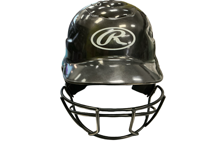 Rawlings Batting Helmet w/Mask Black MD 11859-S000034742