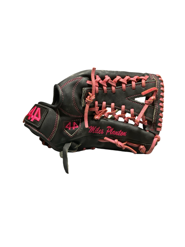 Used 44 PRO PINK/BLACK FIELDER BB/SB Glove RH Throw Black 12 1/2" 11834-S000058752