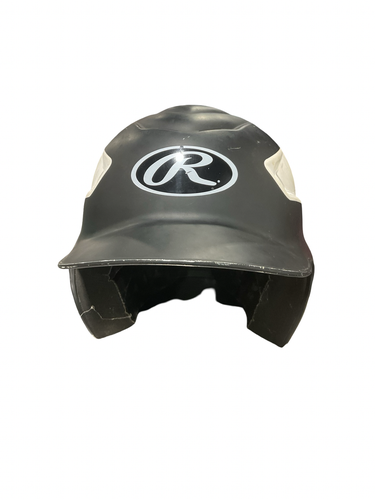 Used Rawlings 6 1/2 - 7 1/2 BLK HELMET Batting Helmet No Mask Black One Size 11834-S000058673