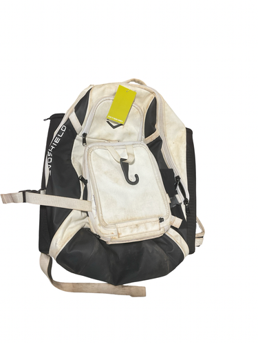 Used Evoshield RECRUIT GLOVE POCKET BB/SB Player Backpack White 11834-S000058664
