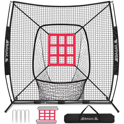 Used BAGAIL BASEBALL PRACTICE NET BB/SB Pop-up Net 11834-S000058622