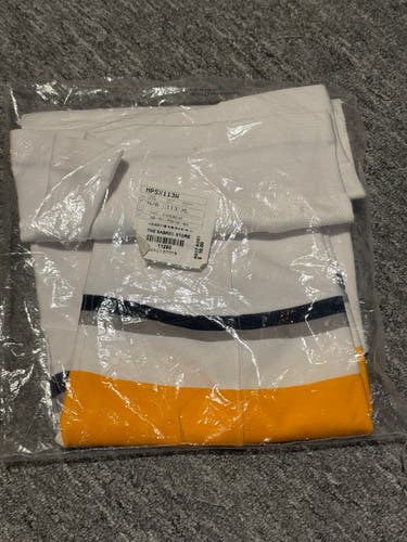 White Senior XL Adidas pro stock sabres socks