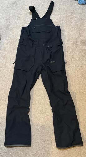 Volcom Snowboard mens Snowboard bibs pants  Small