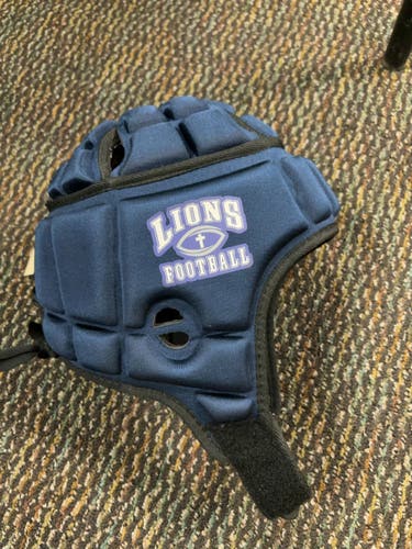 Gamebreaker Soft Shell Padded Headgear Helmet Lions Football Navy M