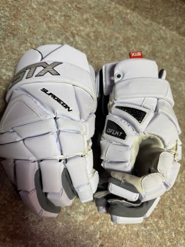 SR XL 14” STX Surgeon 700 Lacrosse player Gloves (Used) adult senior 14 inch lax glove