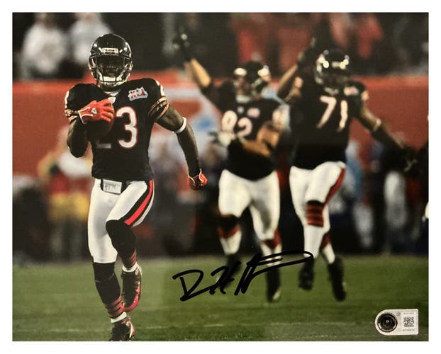 Devin Hester Autographed Signed Super Bowl XLI Return 8x10 Photo Beckett COA