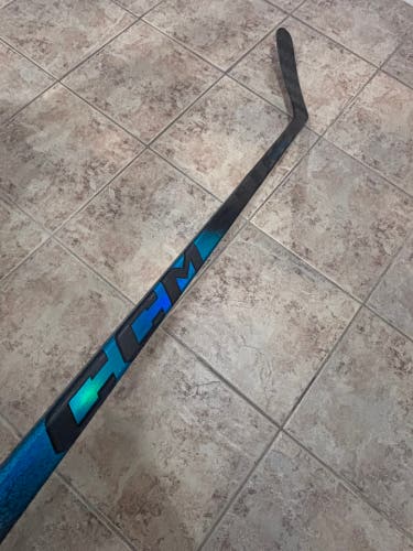 CCM Ribcor Trigger 10 Pro Teal Left Hand Hockey Stick P29+1/4 85 Flex (New)