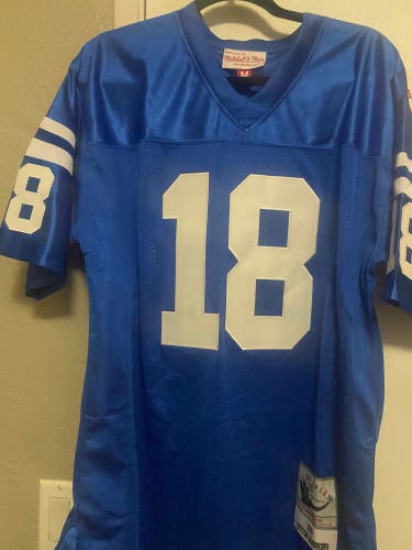 Blue Medium Adult Unisex Mitchell & Ness Jersey (New) Peyton Manning