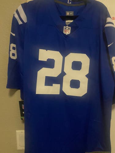 Blue XXXL Men's Nike Jersey (New)                     Jonathon Taylor