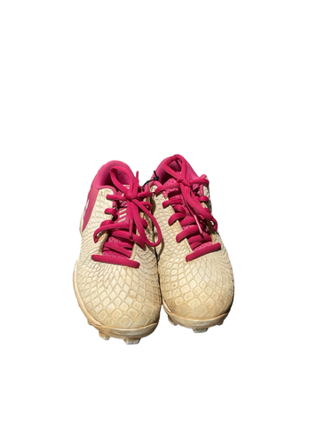 Used Under Armour UA SOFTBALL BB/SB Cleats Pink Youth 12.0 11834-S000055751