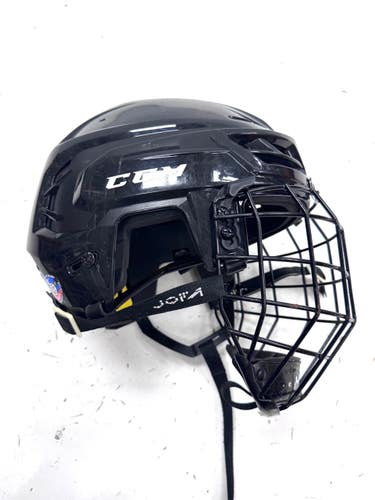 Used CCM TACKS 210 SIZE MED 2031 EXP Helmet Cage Combo Black MD 11860-C000317702