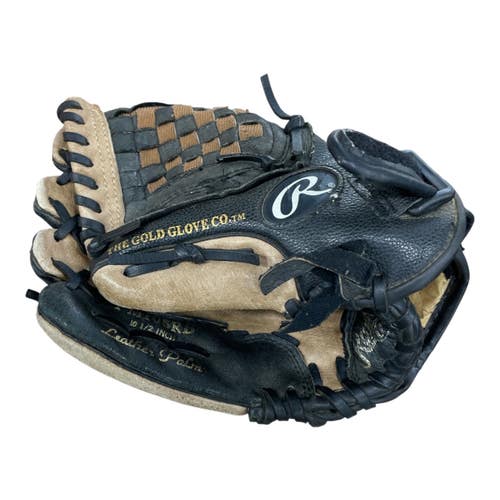 Used Rawlings PM105RB Baseball/Softball Glove 10 1/2" Left Hand Throw Tan And Black 11735-S000371085