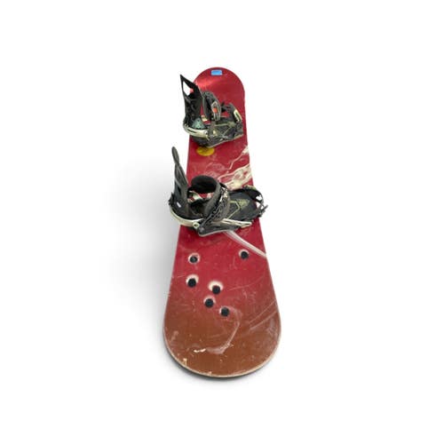 Used Burton Bullet Mens Snowboard with Bindings Red 152 cm 11735-S000371104