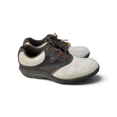 Used FootJoy Mens Golf Shoes Brown Senior Size 8.5 11735-S000371106