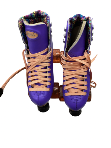 Used MOXI BUNNY SKATES Senior Roller Quad Skates Royal Blue Senior 6 11613-S000192255
