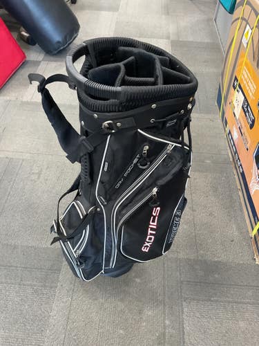 Used Tour Edge EXOTICS XTREME 3 STAND BAG Mens Stand Bag Black 11614-S000246542