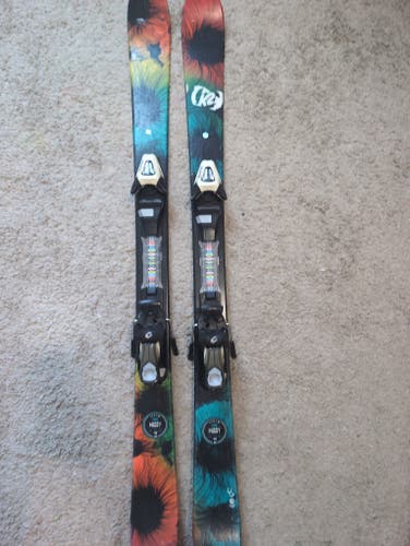 Kid's K2 129 cm All Mountain Missy Skis With Bindings (Used)