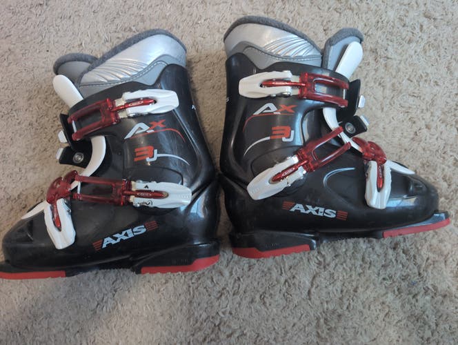 Kid's Axis 3J Ski Boots (Used). Mondo 23 - 23.5