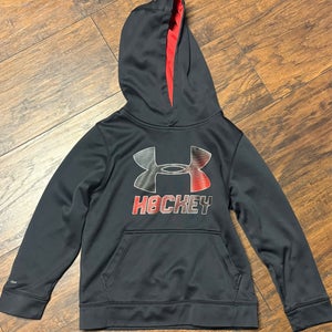 Black Boys Small Under Armour Hockey Sweatshirt (Used)