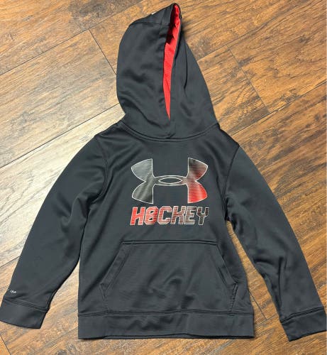Black Boys Small Under Armour Hockey Sweatshirt (Used)