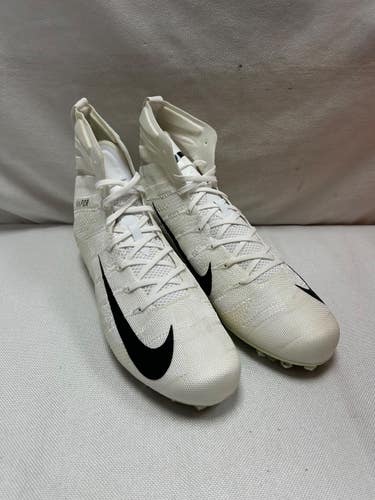 Used Nike Adult FB Cleats White Senior 13 11490-S000278762