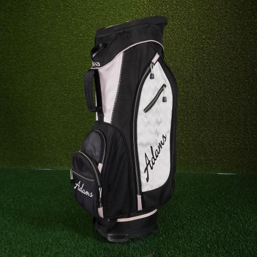 Women's Adams Idea Cart Golf Bag Ladies Classy Black Pink 14-Way + Putter Well!