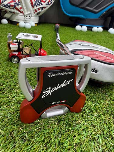 TaylorMade Spider TOUR Platinum Putter - Steel - 33'' - RH + Cover