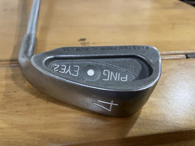 Ping Eye 2, 4-Iron, White Dot, Stiff Flex, Steel, Right Handed, ZZ-Lite, 38.5"