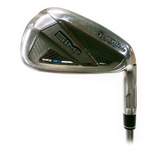 TaylorMade Sim2 Max Single 6 Iron Steel KBS Max MT 85 Regular Flex