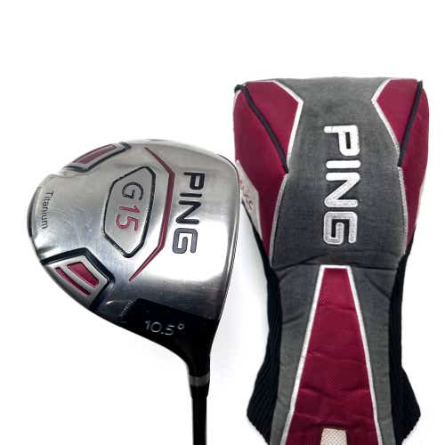 Ping G15 Driver 10.5* Aldila Serrano 60g Stiff Graphite Mens RH HC