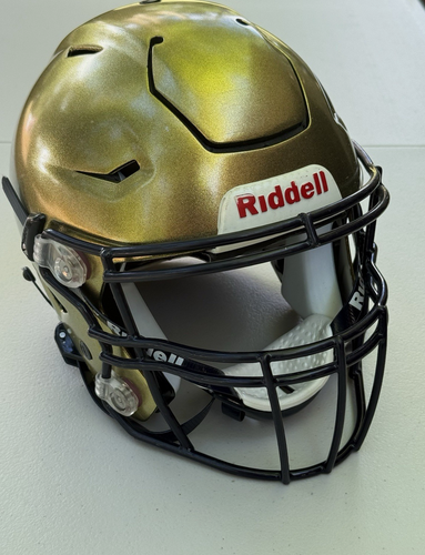 Riddell Speed Flex Game Issued / Used Adult Medium NCAA Gold Football Helmet