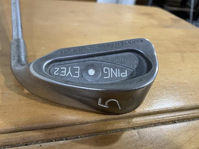 Ping Eye 2, 5-Iron, White Dot, Stiff Flex, Steel, Right Handed, ZZ-Lite, 38"