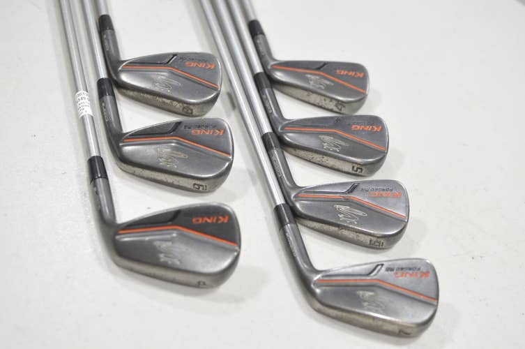 Cobra King Forged MB Black 2019 4-PW Iron Set Stiff RH KBS C-Taper 120g #230135