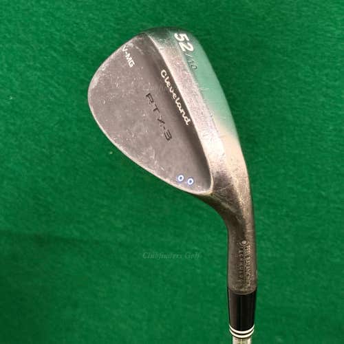 Cleveland RTX-3 V-MG Black Satin 52-10 52 Gap Wedge Dynamic Gold Wedge Flex