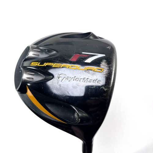 TaylorMade R7 Superquad Driver 10.5* Fujikura REAX 65g Regular Graphite Mens RH