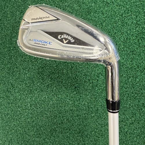 Callaway Paradym Ai Smoke Max Fast 7 Iron Ladies Flex Graphite 36.5" Brand New!