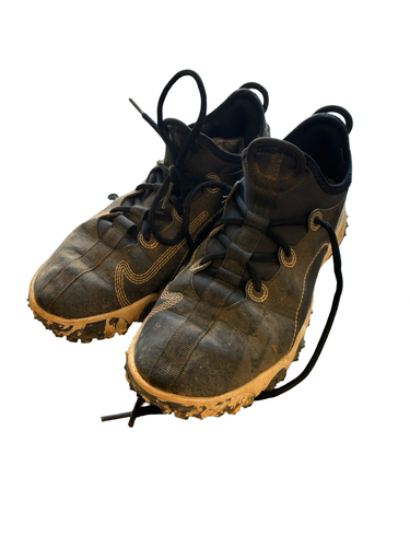 Used Nike TURF SHOES BB/SB Cleats Black Junior 04 11682-S000138746