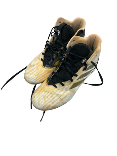 Used Adidas Adult FB Cleats White Senior 7 11682-S000139673