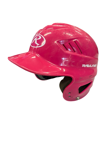 Used Rawlings BATTING HELMET Batting Helmet No Mask Pink MD 11682-S000140953