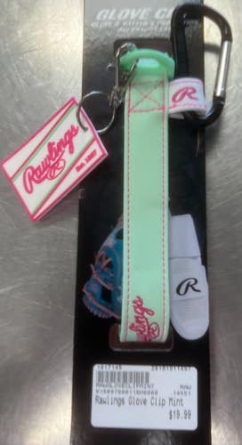 New Rawlings Glove Clip Mint 11497-RAWGLOVECLIPMINT