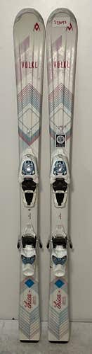 Kid's Volkl 130cm All Mountain Chica Skis With Marker 4.5 Bindings (Used)(SY3092)