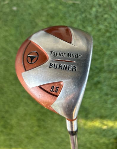 TaylorMade Burner 9.5° Driver — Copper Finish, S-90 Steel Shaft, Stiff Flex, Excellent Condition