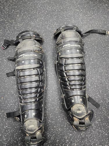 Used Pro Max LG90 Catchers Leg Guards Black Adult 11849-S000045678
