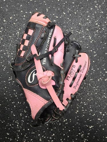 Used Rawlings PLAYER SERIES BB/SB Glove RH Throw Pink 9" 11849-S000045671